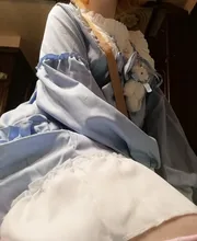 Vestido de encaje estilo Kawaii Lolita para mujer, disfraz japonés, bonito, gótico, para fiesta, renacentista, 2020