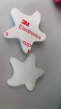 Protectores de pared autoadhesivos, parachoques para Manilla de puerta de goma, luminosos, para gabinete, para Tope de puerta, 1 ud.