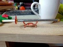 Japoneses nuevos creativos lindo cangrejo pluma titular halterofilia cangrejos Penholder estante soporte de almacenamiento regalo papelería