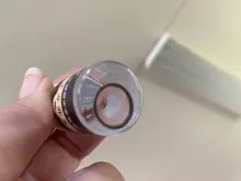 MOONZI piña papá lentes de contacto anualmente marrón suave para ojos grandes alumno lente de contacto miopía receta grado 2 unids/par