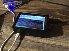 Abs-Case Lcd-Display Touch-Screen Raspberry Pi Rpi4 New SPI TFT for 4-Model B/3b/125mhz