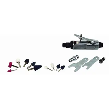 

MINI GRINDER PNEUMATIC 6,3BAR + 10 ACCES CEVIK 80 LT/MIN