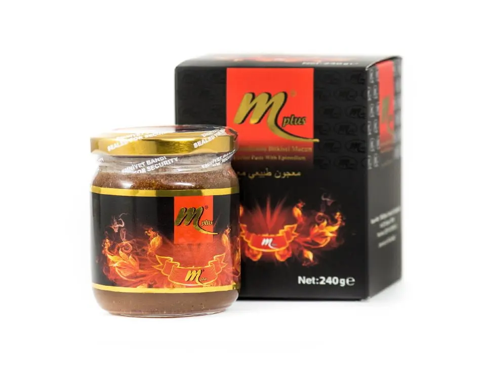 

Mplus Epimedium Turkish Honey Mix 230gr –Aphrodisiacs Horny Goat Weed Turkish Paste