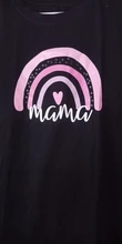 Camiseta a juego con estampado de Arco Iris para madre e hija, camiseta de manga corta con apariencia familiar, ropa de madre e hija, 1 unidad