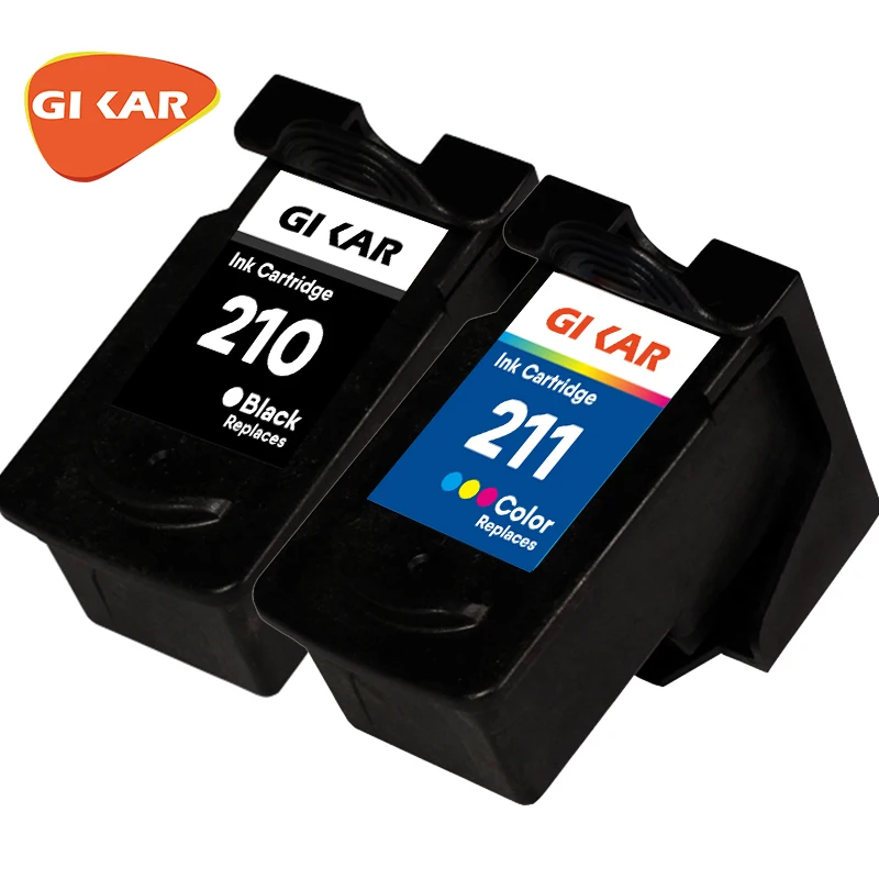 GIKAR cartucho de tinta para impresora Canon Reman PG210 cl211, para Canon  PIXMA IP2700, MP240, MP250, MP260, MP270, MP280, MP480, MP490, MP495,  MX320|Cartuchos de tinta| - AliExpress