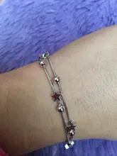 NEHZY-pulsera de plata de ley 925 para mujer, joyería de moda de alta calidad, pulsera simple cuadrada retro de 20CM de longitud