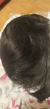 Peluca recta con corte Bob de 13x4 para mujer, cabello humano de encaje, prearrancado con pelo de bebé, Remy brasileño, cierre de Bob corto, color negro