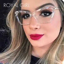 Королевская девушка кошачий глаз оправа модные очки Женские очки винтажные брендовые дизайнерские очки Оптические прозрачные линзы очки os001