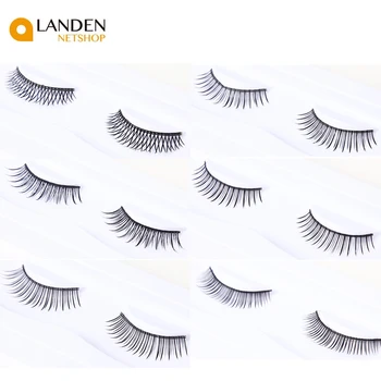 

1 par/set natural makeup 3D volume mink eyelashes curls long cross thick soft mink eyelashes