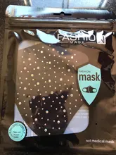 4pc brillo ostentoso diamantes cara MaskReusable boca lentejuela brillante Anti Haze a prueba de polvo máscara de protección máscara mascarillas