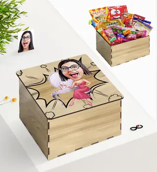 

Tailor-made In Wooden Box Lady Caricature Of Nostalgic Lezzetler Gift Seti-23