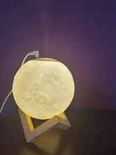 Humidifier Aroma-Diffuser Moon-Night-Light 880ml Bedroom Color-Changing