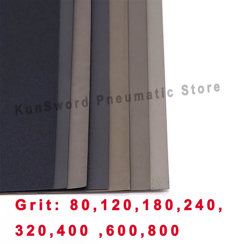 

1/2 Pcs 230x280mm 80 Grit -800 Grit Wet and Dry Sandpaper Polishing Abrasive Waterproof Paper Sheets For Wood Metal Polishing