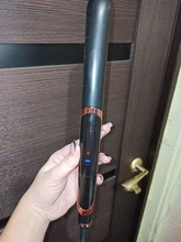 Alisador y rizador de pelo profesional por infrarrojos, alisador y rizador planos 2 en 1, calentamiento rápido, 110v-220v, herramientas de estilismo para el cabello