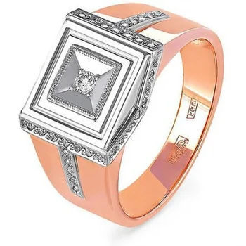 

Kabarovsky ring with 41 red gold diamonds