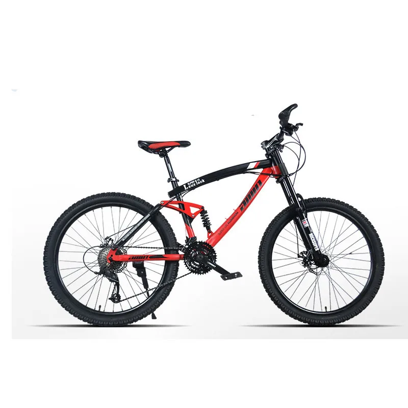 26 дюймов горный велосипед 21 скоростной велосипед беговой Снежный велосипед стальная рама двойные дисковые тормоза унисекс дорожные велосипеды гоночный велосипед - Цвет: red