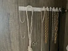 Ganchos de almacenamiento para colgar en la pared 9 en 1, adhesivo, organizador para presentación de joyas, colgador de anillos y pendientes, soporte para collares