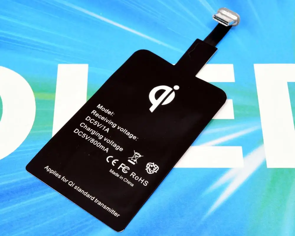 Беспроводное зарядное устройство 5 V/1A DLED QI и приемники Qi для Samsung Galaxy S7 S6 EDGE S8 S9 S10