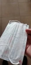 Mascarilla desechable con dibujos animados para niños, 3 capas, transpirable, no tejida, gruesa y cálida, con elásticos, 50 Uds.