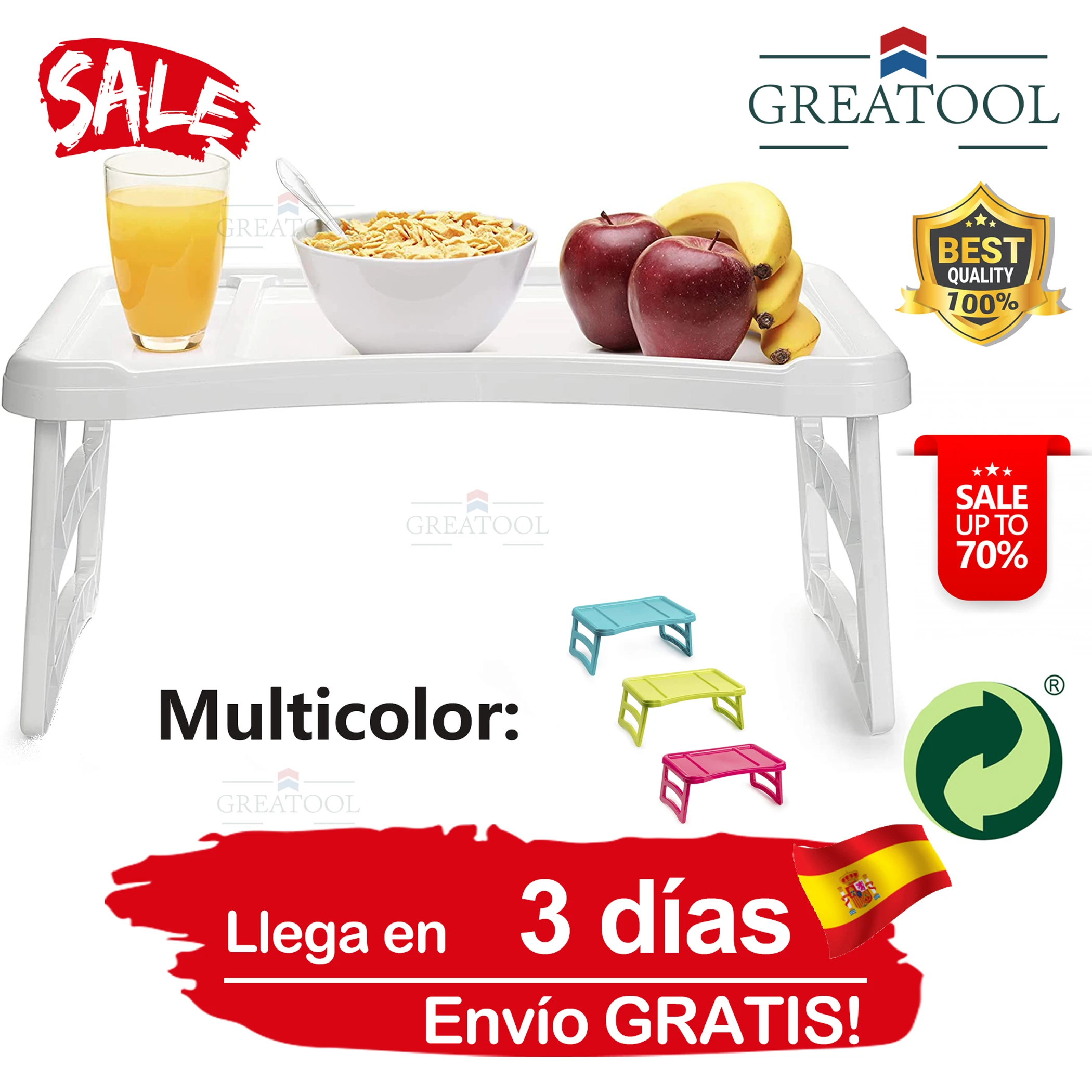 Mesa Plegable de PVC, Bandeja de desayunos, Bandeja de Comer sofá y cama. Ajustable con Tapa Abatible Envío desde España|Escritorios para ordenador| - AliExpress
