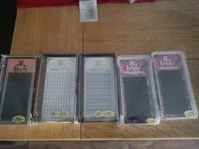 MASSCAKU 16 filas/caja 8 ~ 16mm y mezcla premium natural Sintético visón individual extensión de pestañas maquillaje cilia profesional