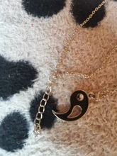 2 unids/set mejores amigos par collares Yin Yang encanto colgante, collar de la joyería para los amantes de las Hermanas de San Valentín regalo FSPXL316