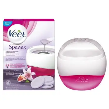 

VEET-wax Kit electric wax heater-White and pink