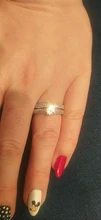 CC 925 anillos de plata para las mujeres, diseño Simple, doble apilable joyas a la moda para novia de boda anillo de compromiso de CC634