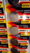 Batería de litio Original Panasonic cr2032 cr 2032 3V de 10 Uds para el ordenador del reloj batería de pila de botón de la calculadora del Control remoto