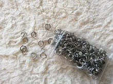Lote de 200 anillos abiertos de 3, 4, 5, 6, 8 y 10 mm, accesorio para fabricar joyas, joyería personalizable