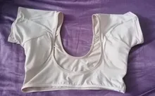 Almohadillas para el sudor en forma de camiseta para mujer, 1 unidad, axila bajo el brazo, reutilizables, lavables, absorbentes de Perfume, Desodorante antisudor