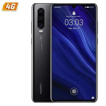 

Smartphone móvil huawei p30 black - 6.1'/15.4cm - cámara (40+16+8mp)/32mp - kirin 980 - 128gb - 6gb ram - dual sim - android 9