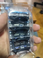 4 unids/lote cuchillas de afeitar 5 capas de cuchilla de afeitar para Gilettee de energía de fusión de afeitar BladesFor Gillette Proglide máquina