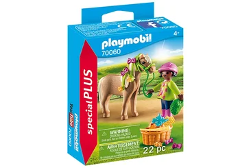 

Playmobil 70060 girl with pony toy store