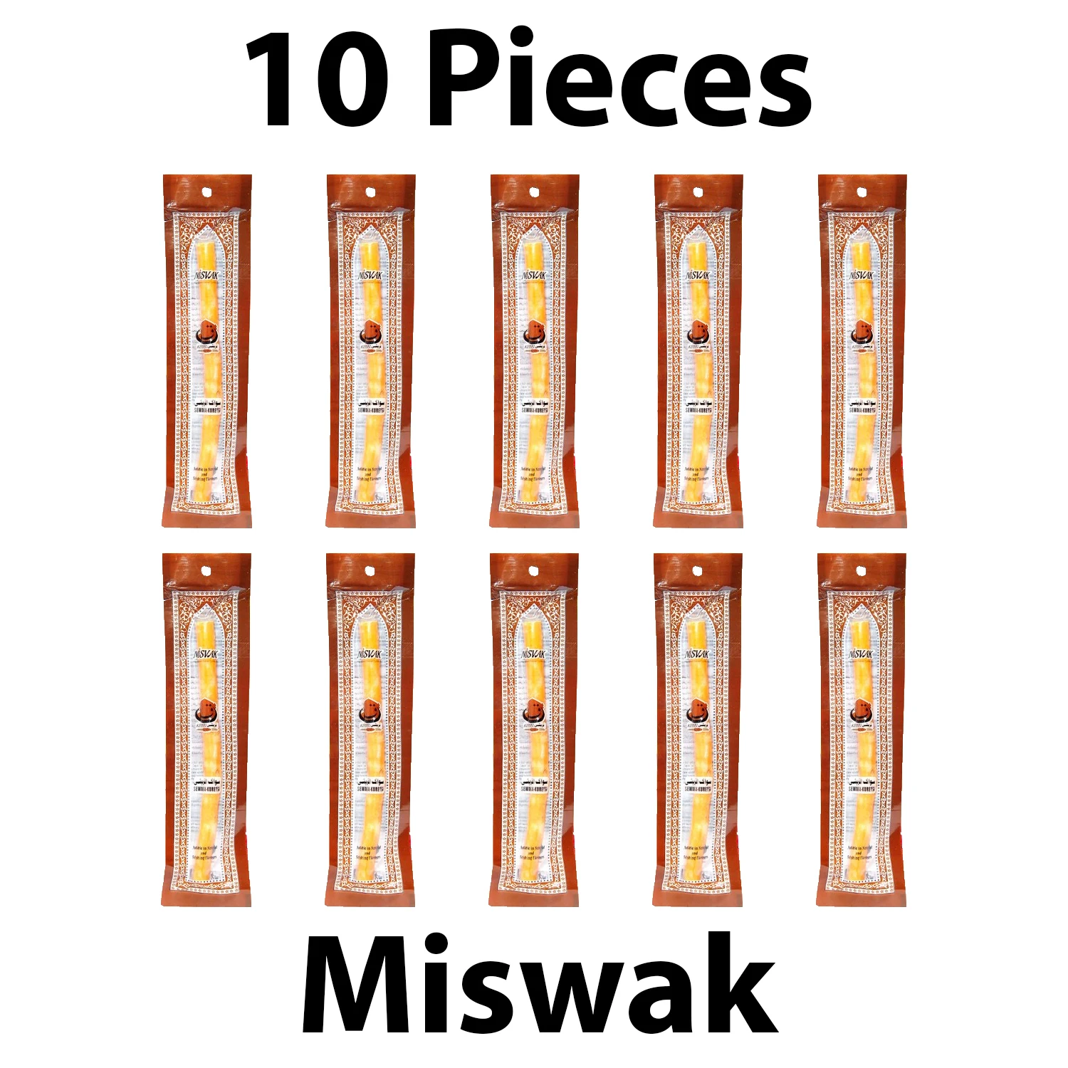 Set of 10 Pieces Miswak Sewak Chew Stick Fresh Natural Tootbrush Misvak  Arak Siwak Miswaak Vegan Teeth Cleaner Travel Soft Peelu - AliExpress