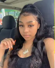 Wigirl-pelucas de cabello humano brasileño para mujeres negras, cabello con cierre de onda de encaje 150%, Bob, prearrancado con pelo de bebé, 13x4