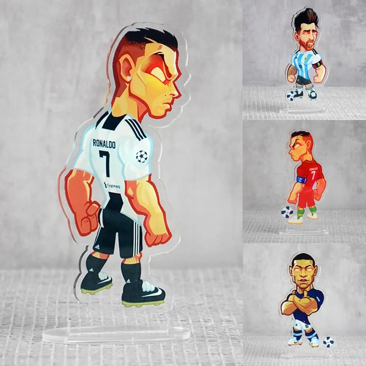 

Football star C luo standing model action figure