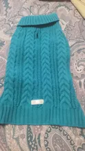 UFBemo Knitted Cable Dog Sweater Dachshund Cat Pull Chien Teckel Clothes Christmas Winter