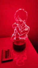 Table-Lamp Light Cool Ackerman-Figure Night-Light Titan Attack Acrylic Home-Room-Decor