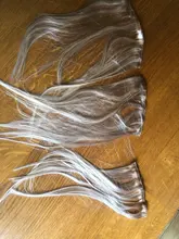 Brillo total de Clip en extensiones de cabello humano Color degradado 3 uds 50g 100% máquina de cabello humano Remy horquillas Clip en extensiones de cabello