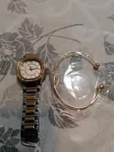 Geneva 2020-Reloj para mujer de lujo, cuarzo con diamantes, pulsera, dorado, cronógrafo femenino