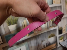 Collar personalizado con nombre de identificación para perro, 12 colores, Gato, de piel, para cachorro, para perro pequeño, mediano y grande, con anillo de imitación letra