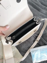 Bolso pequeño de estilo coreano para mujer, bandolera de hombro cuadrada, con correa de hombro ancha, a la moda, 2021