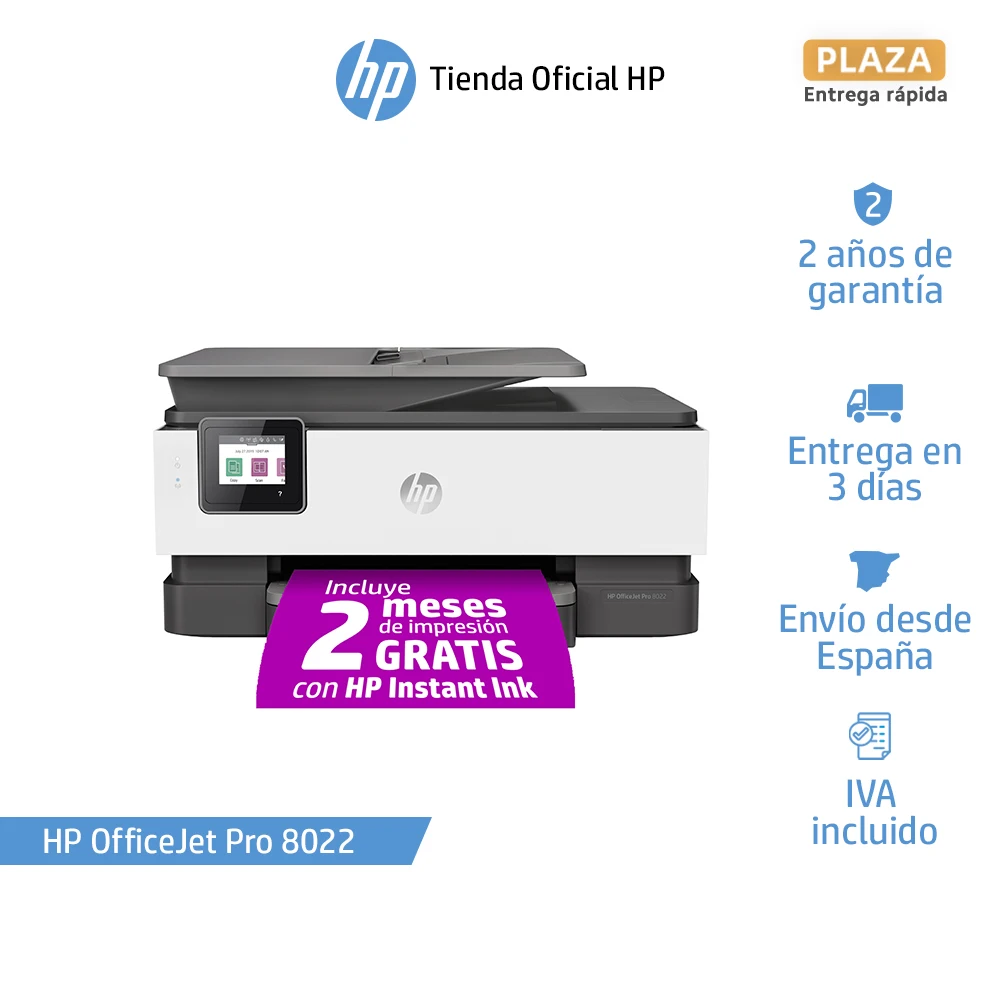 Hp Officejet 8015 Multifunction Printer (4kj69b), Pro 8022 (1kr65b) And Pro  8025 (3uc61b), Compatible With Instant Ink - Printers - AliExpress