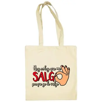 

Cloth bag Today I'm I walk out that I vagus