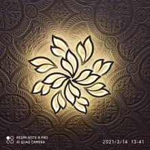 Modern LED Chandelier Light Bedroom Living-Room Ceiling Remote-Control-Function 