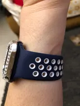 Solo bucle para reloj Apple Watch banda 44mm 40mm, 42mm, 38mm transpirable elástico de la correa banda pulsera de silicona iWatch Serie 3 4 5 SE 6 Correa