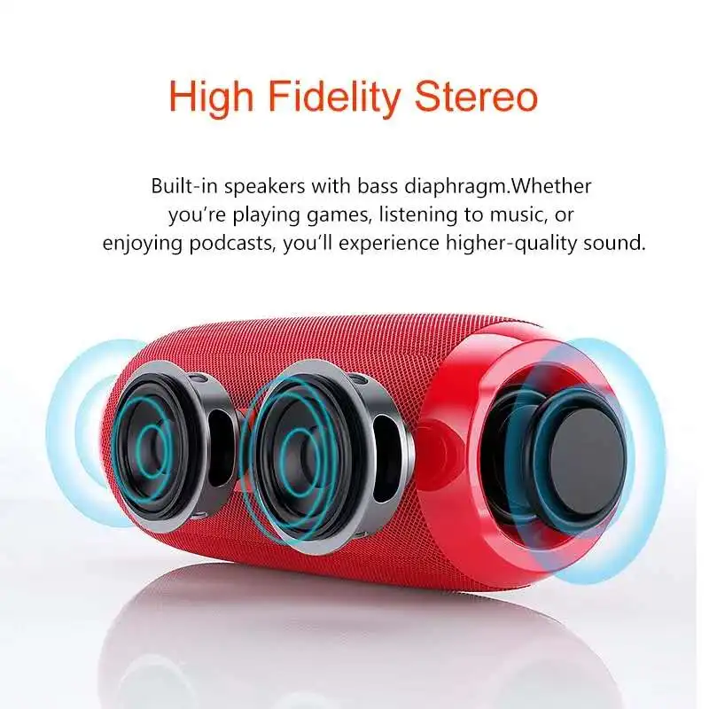 Portable Speaker Bluetooth wireless TG117, waterproof for outdoor and indoor support AUX TF Android/iOS,Subwoofer speaker Portable Speaker Bluetooth wireless TG117, waterproof for outdoor and indoor support AUX TF Android/iOS,Subwoofer speaker