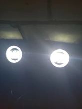 Luz LED redonda resistente al agua, barra de Ojos de Ángel, foco para motocicleta, todoterreno, coche, barco, luz de trabajo, 2 uds./1 Uds.