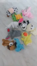 Toys Doll Plush-Toy Story-Props Finger-Puppets Animals Tell Baby Family Kids Gift 10pcs